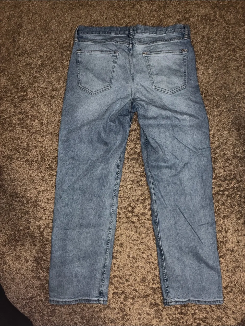 Old Navy Men's Slim Straight Light Blue Denim Jeans